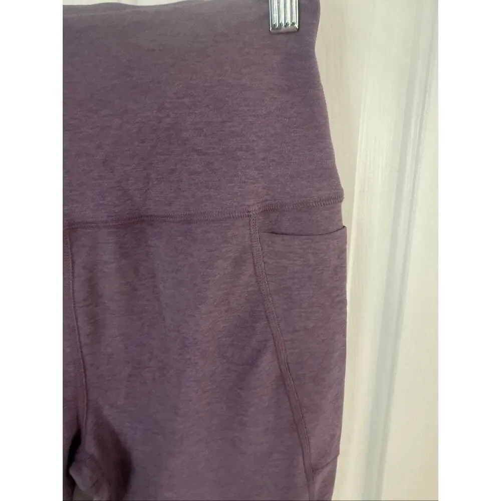 Beyond Yoga X Peloton Muted Plum 7/8 Leggings sz X NWOT